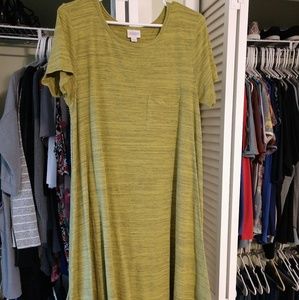 Lularoe Med Carly Dress, EUC